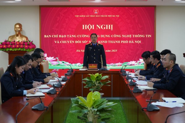 Triển khai đồng bộ, toàn diện và hiệu quả công tác chuyển đổi số tại VKSND TP Hà Nội